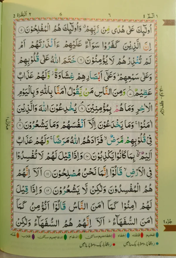 The Holy Quran (Arabic Colour Coded Tajweed Rules) - Image 2