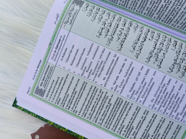 The Holy Quran – Urdu translation in ROMAN Script with Transliteration and Arabic Text by Mufti Taqi Usmani - Image 3