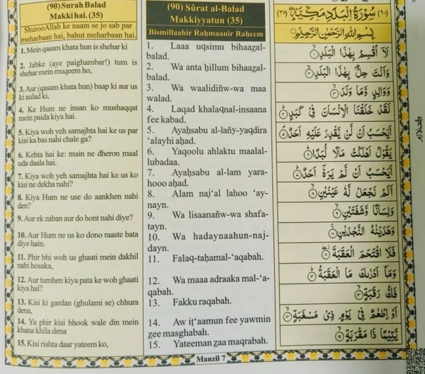 The QR-Quran with Roman Urdu Arabic Translation - Image 5