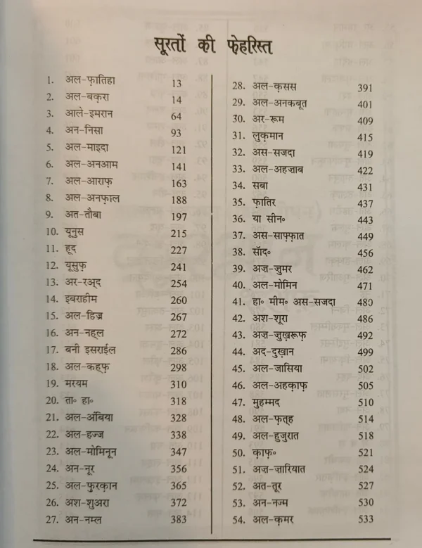 Quran Shareef (Translation in Hindi Script) - Image 3
